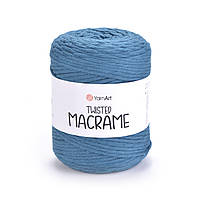 YarnArt TWISTED MACRAME (Твістед Макраме) № 789 сапфір (Пряжа, нитки для макраме)