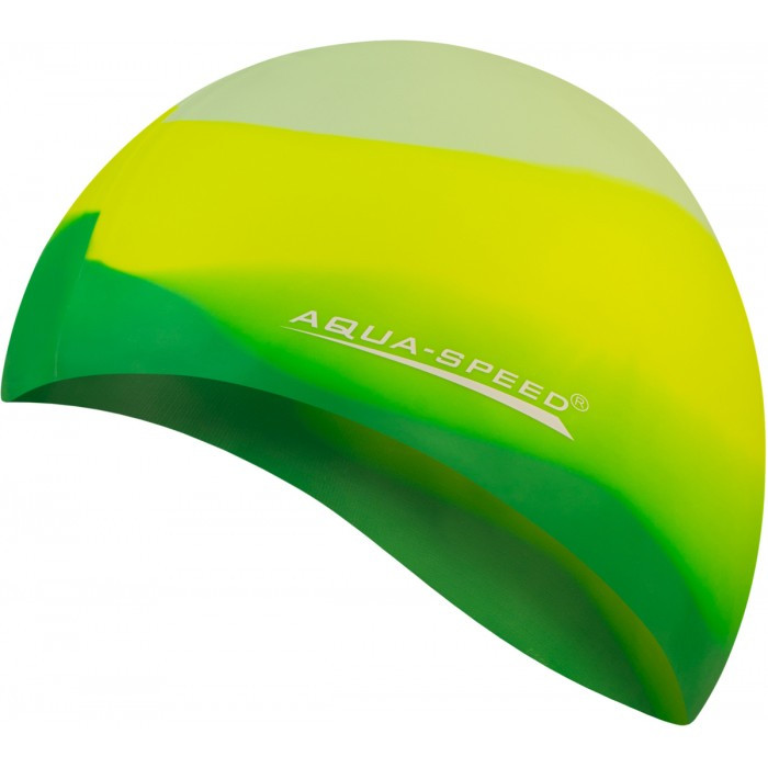 Шапочка для плавання Aqua Speed BUNT 4065 доросла силіконова Мультиколор (Оригінал), фото 1