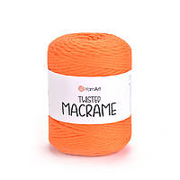 YarnArt TWISTED MACRAME (Твістед Макраме) № 800 гарбуз (Пряжа, нитки для макраме)