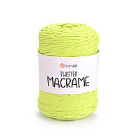 YarnArt TWISTED MACRAME (Твістед Макраме) № 801 лайм (Пряжа, нитки для макраме)