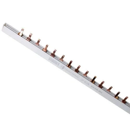 Зʼєднувальна (сполучна) гребінчаста шина Delixi Electric 3P 63A 24 модулі, фото 1