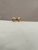Золоті сережки пусети