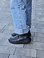 Дитячі підліткові утеплені шкіряні ортопедичні черевики на липучках 32 р, фото 3