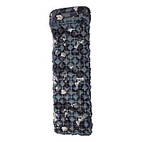 Надувний туристичний матрац 190х55х3 см TPU 40D нейлон Хакі з чохлом, Похідний матрац одномісний