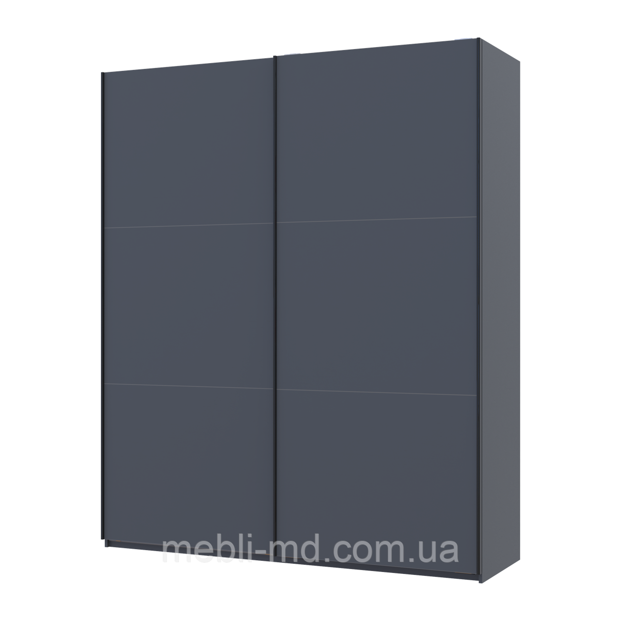 Шафа купе Doros G-Caiser Графіт/Графіт 2 ДСП / 3 частини 200х60х240 (42005230), фото 1