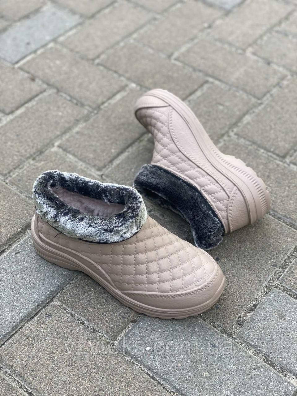 Галоші жіночі Крок хутряні опт, фото 1