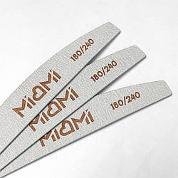 Пилка для нігтів Miami 180/240 Half Titan, тонка