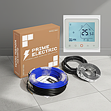 Тепла підлога 80м -   Prime Electric PC-20 нагрівальний кабель 1600W з програмованим WiFi терморегулятором білим, фото 8