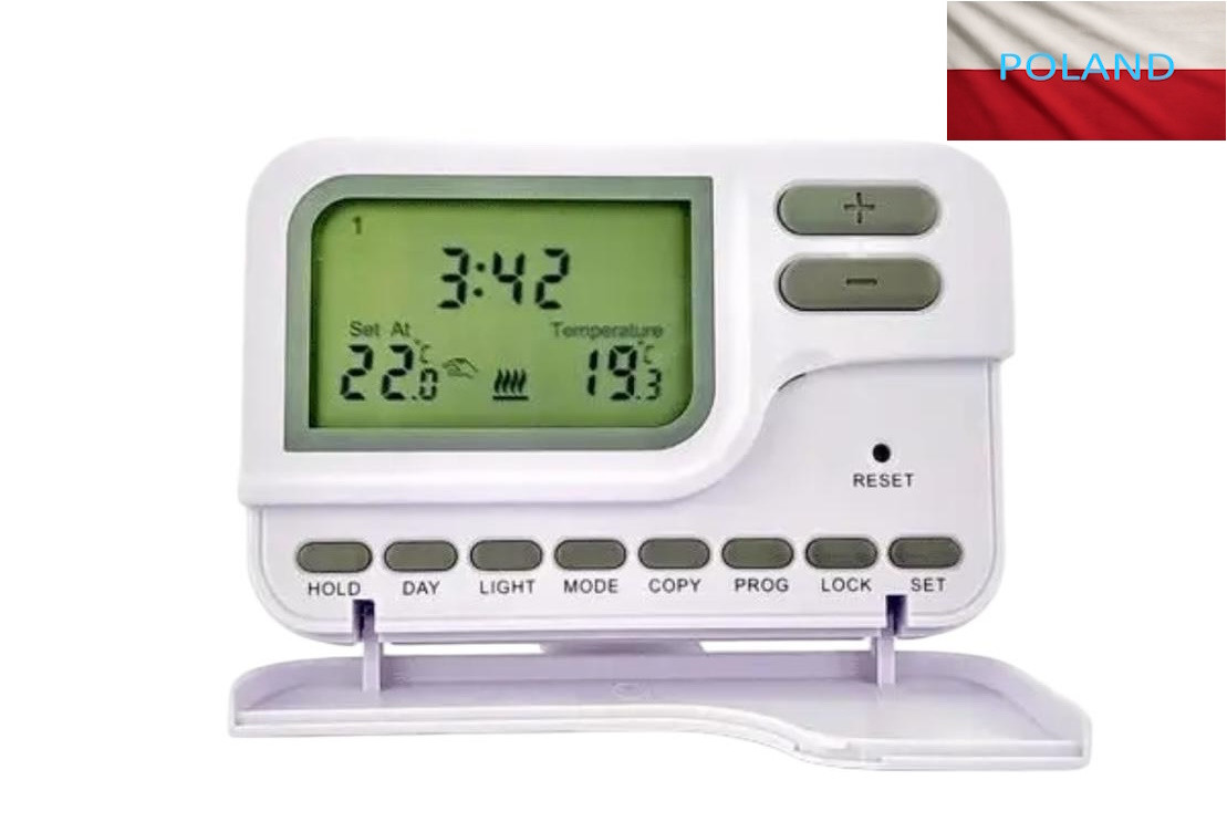 Тижневий програматор KG Elektronik C7 (діапаз.: 5°C-35 °C), Польща