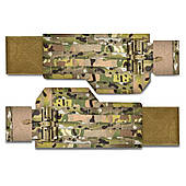 Збільшені бокові камербанди для плитоноски Velcro. Без балістичного захисту. Мультикам