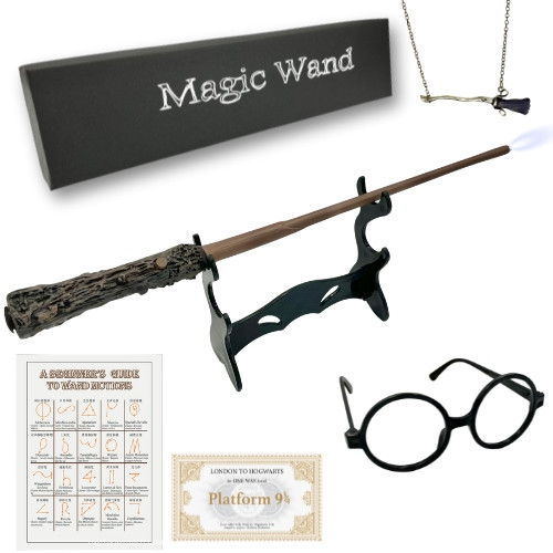 Гаррі Поттера Premium 2: чарівна паличка на підставці з кулоном і оправою - Harry Potter, фото 1