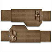 Збільшені бокові камербанди для плитоноски Velcro. Без балістичного захисту. Койот