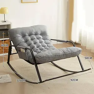 Крісло-гойдалка регульоване з підлокітниками 126х92х80 см