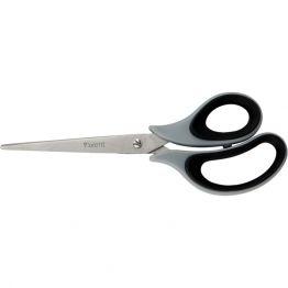 Ножиці Axent Duoton Soft 6102-01-A, 21 см, прогумовані ручки, сіро-чорні (2880)