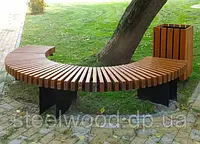 Лавка парковая оригинальная "Дуга"