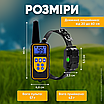 Нашийник для собак тренувальний ошийник для дресировки собак електронний водонепроникний з дистанційним керуванням, фото 3