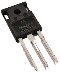 40N120 FL3 (onsemi)  потужний IGBT транзистор   з n-канальною провідністю 1200V, 40A 348W TO247