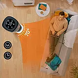 Обігрівач електричний тепловентилятор з імітацією каміна Carruzzo 2000 Вт Портативний обігрівач камін тепловентилятор з пультом, фото 7