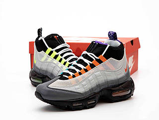 Чоловічі зимові сірі Кросівки Nike Air Max 95 Sneakerboot