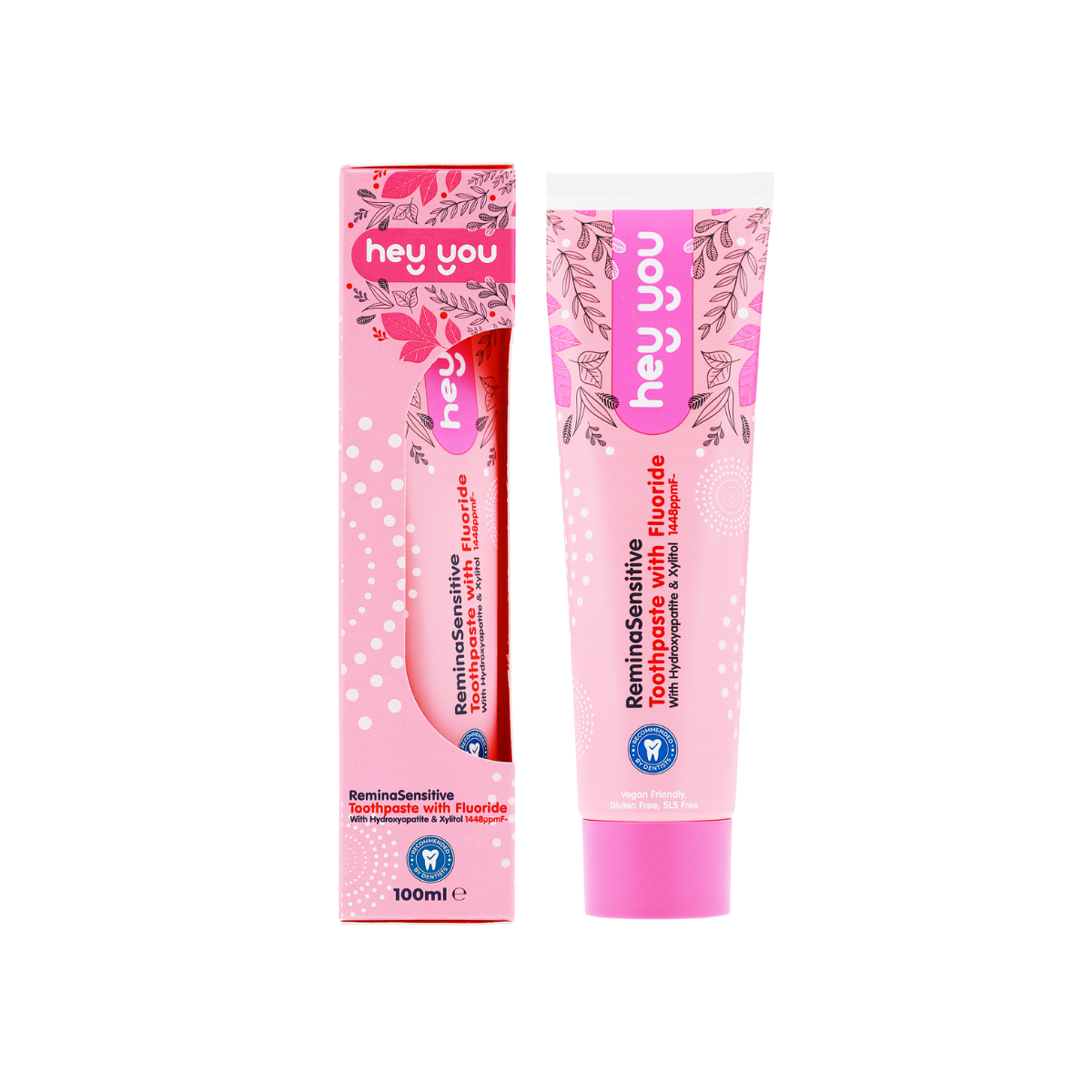 Зубна паста для чутливих зубів ReminaSensitive (100 мл), Hey You, фото 1