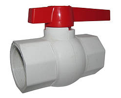 Кран кульовий ПВХ 2" (Ду 50)