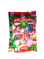 Льодяники на паличці з жувальною гумкою БЕЗ ГЛЮТЕНА Big Lollies (20 шт. х 23 г) 460 г Нідерланди