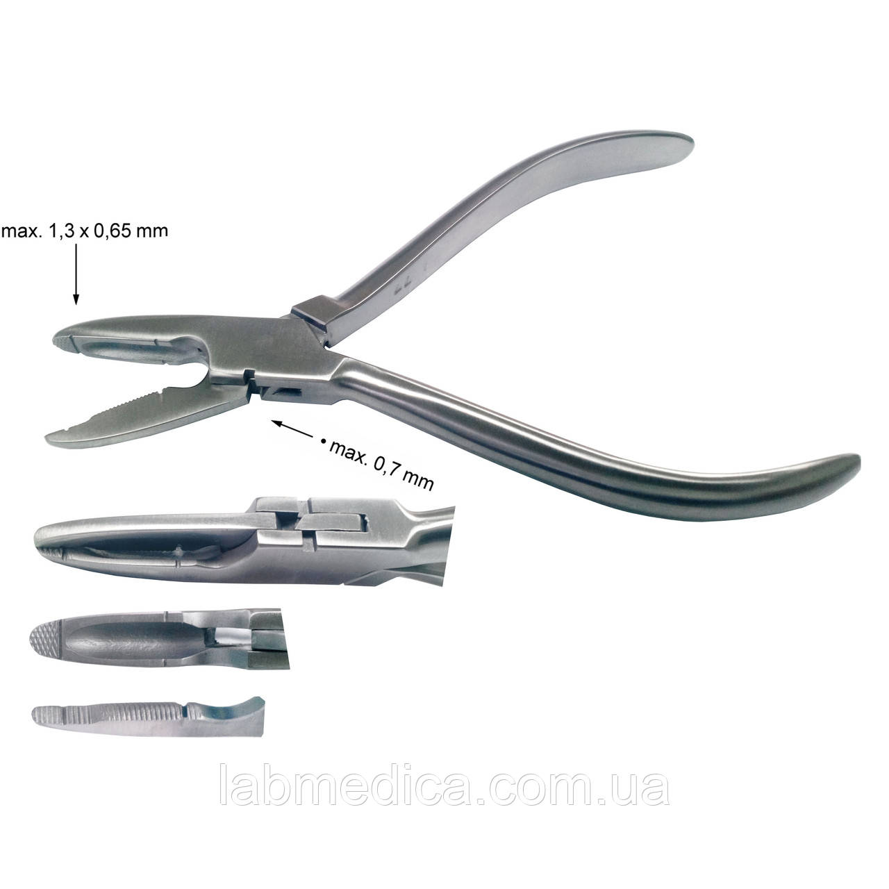 Плоскогубці універсальні через WALDSACHS-ORIGINAL. Довжина 15 см SURGIWELOMED, фото 1