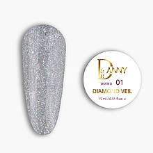 DANNY Builder Gel Diamond Veil №01 Limited 15 ml