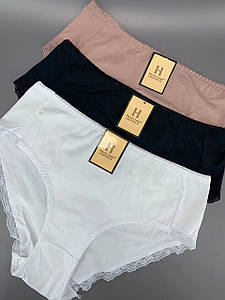 Ніжні трусики з мереживом "Hana" 5ХL (3 шт/уп)