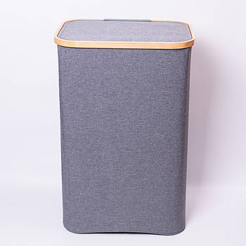 Кошик для білизни з кришкою 40×30×60 (см) м'який 70 (л) HP-41-16