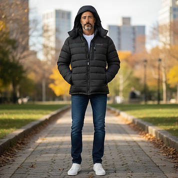 Куртка чоловіча Zero Frozen (зимова) ZF70601 BTL Т.ХАКІ 100% поліестер. Утеплювач: Біо пух 62(Р)