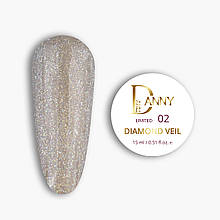 DANNY Builder Gel Diamond Veil №02 Limited 15 ml