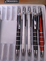 Ручка автоматична металева синя Baixin BP-711 асорті