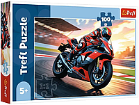 Пазли Trefl 100ел. Швидкий мотоцикл №16489