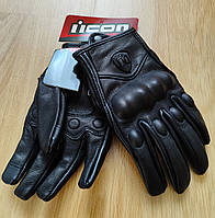 Мото рукавички шкіряні Icon Pursuit без перфорації