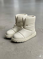 Угги женские утепленные молочный цвет, 36 А 58-3