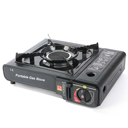 Газова плита туристична Happy Home з керамічним інфрачервоним пальником у кейсі та п'єзопідпалом, фото 1