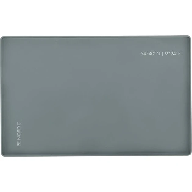 TX-24575 Килимок під миску силікон 48*30см сірий, фото 1