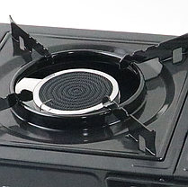 Газова плита туристична Happy Home з керамічним інфрачервоним пальником у кейсі та п'єзопідпалом, фото 3