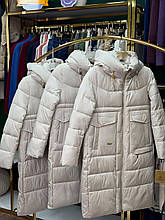 Стильне пальто, наповнювач Синтепон 300, тканина "Плащовка" 46, 48, 50, 52, 54, 56, 58 розмір 46 58