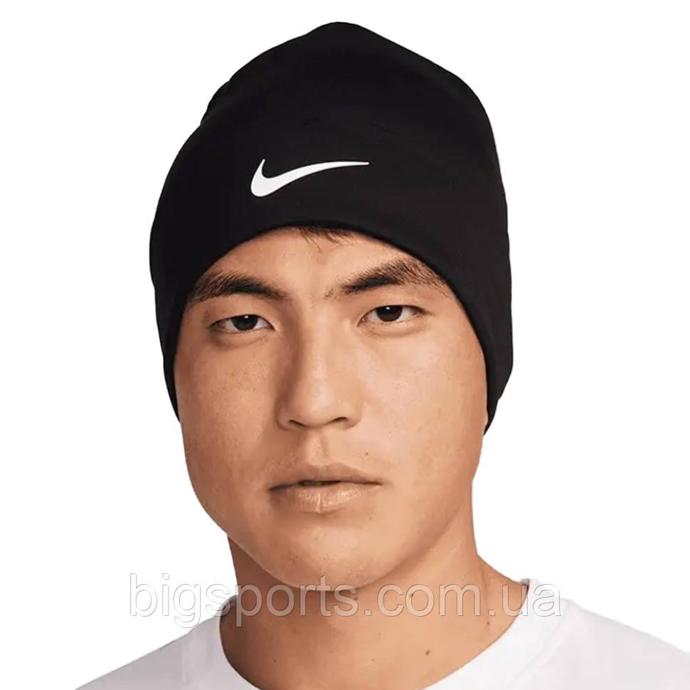 Шапка Nike U NK DF PEAK BEANIE SC PTM чорна (арт. FQ8292-010)