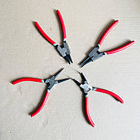 Набір щипців для зняття та встановлення стопорних кілець (4 шт.) 150 мм INTERTOOL HT-7001