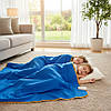 Електро-простирадло покривало з підігрівом ковдра що обігріває 120х155 см синій, фото 10