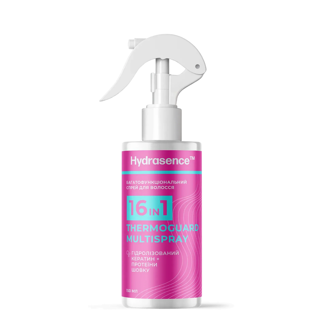 Спрей для термозахисту волосся Hydrasence 16 в 1 з кератином, 150 мл, фото 1