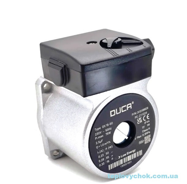 Насос циркуляційний DUCA GX 15-50 (голова) аналог Grundfos 95W, крильчатка 66/30мм, фото 1