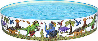 Басейн дитячий Музичні динозаври Bestway 55001 244x46 см
