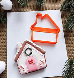 Вирубка для пряника Будиночок 8*8 см