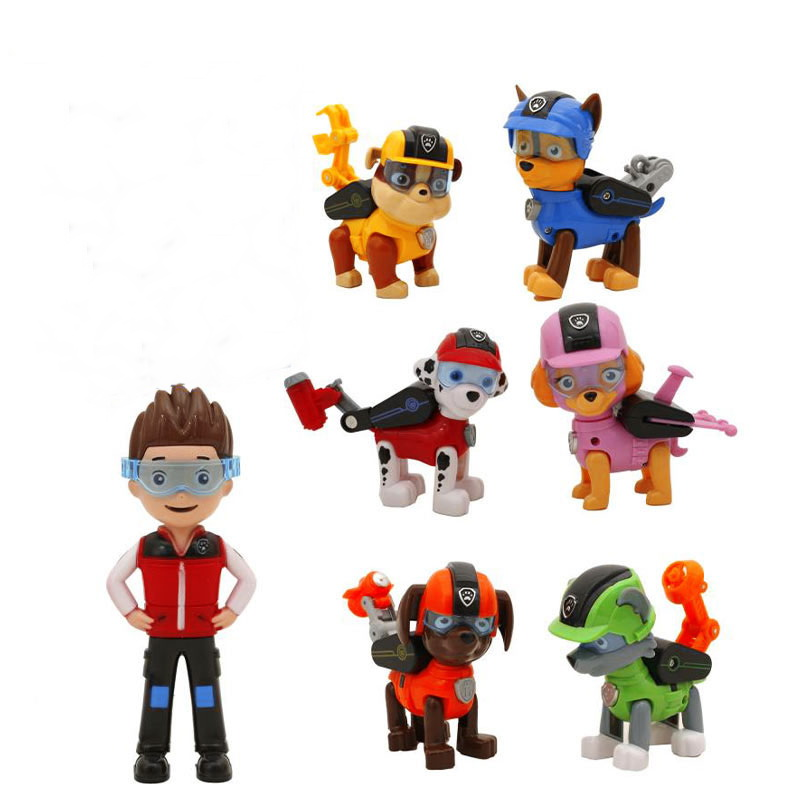 Ігровий набір "Цуценята рятувальники", 7 фігурок, WW-505, фото 1