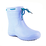 Напівчоботи жіночі блакитні і EVA Jose Amorales, фото 2