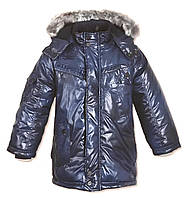 Зимова куртка для хлопчика Mariquita 121-52-205 синій 110